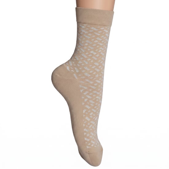 Pack of 2 Pairs of Men's Mid-Calf Cotton Socks 50515141 - Image 4