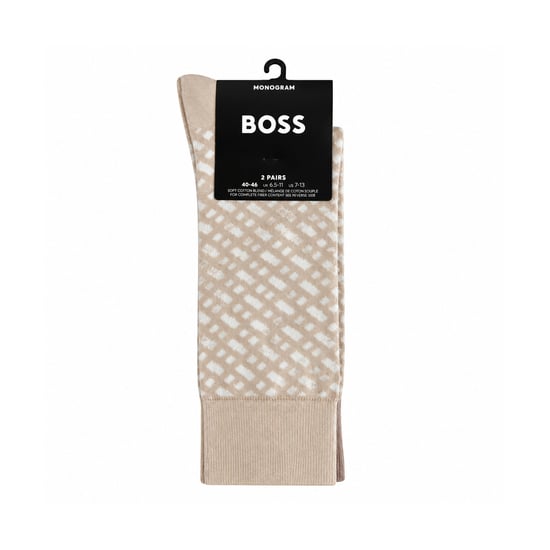 Pack of 2 Pairs of Men's Mid-Calf Cotton Socks 50515141 - Image 6