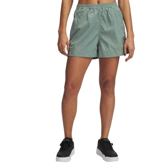 Under Armour Dames Unstoppable Utility Casual Shorts (Groen) - Image 3