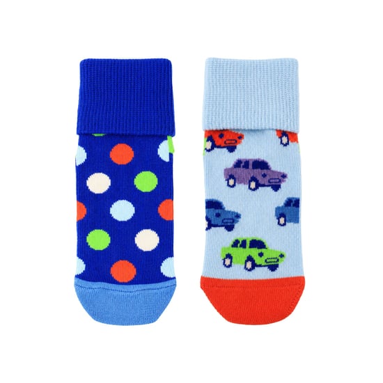 Happy Socks 2-Pack Blue Car Antislip - Image 3