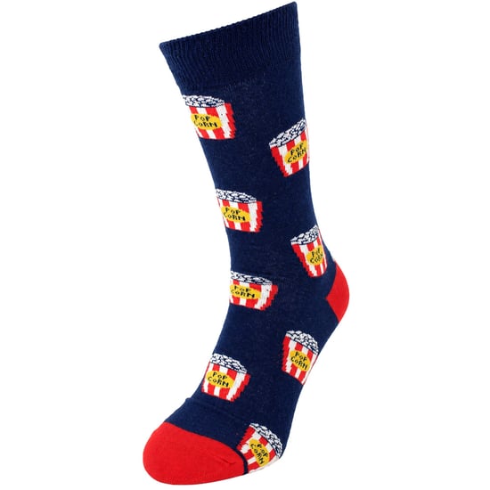 Happy Socks 1-Pack Navy Popcorn - Image 1