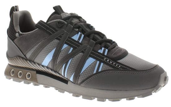 CRUYFF Mens Trainers Fearia Hex-Tech Montserrat Lace Up grey blue - Image 1