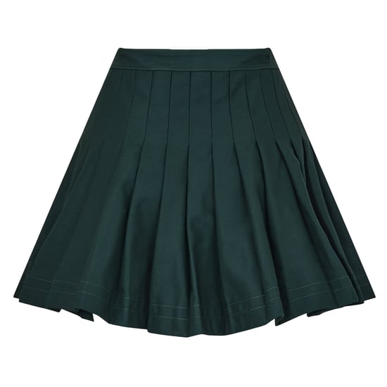 Lacoste Dames Jupe Mini Rok met Geborduurd Logo (Groen) - Image 2