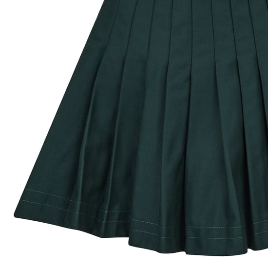 Lacoste Dames Jupe Mini Rok met Geborduurd Logo (Groen) - Image 4