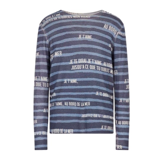 Emporio Armani EA7 Heren Slogan Kasjmier Sweatshirt (Marineblauw) - Image 2
