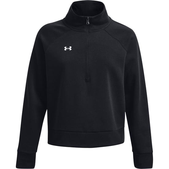 Under Armour Dam Rival Halvdraget Sweatshirt (Svart) - Image 2