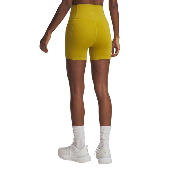 Under Armour Meridian nauwsluitende compressieshorts voor dames (Mosterd) - Image 2