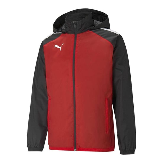 Puma Herr TeamLIGA Färgglad Block Anorak (Röd/ Svart) - Image 1