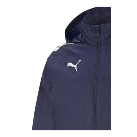 Puma Herr TeamLIGA Färgblock Anorak (Marinblå/Svart) - Image 2