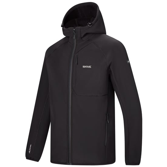 Regatta Adults Coat Soft Shell Ossek Zip black - Image 2