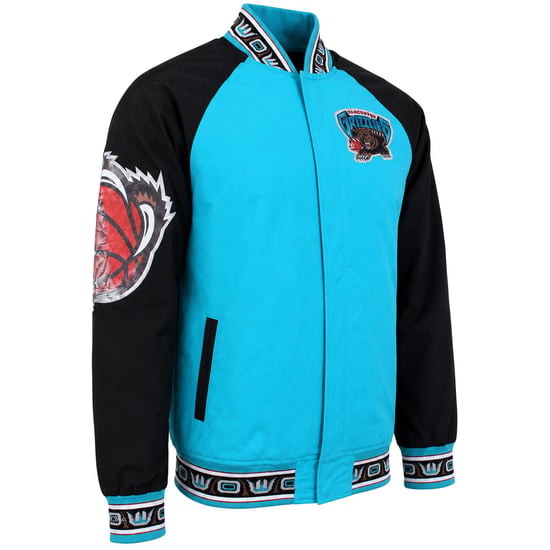 Mitchell & Ness NBA Vancouver Grizzlies 75th Warm Up Blue Jacket - Image 2