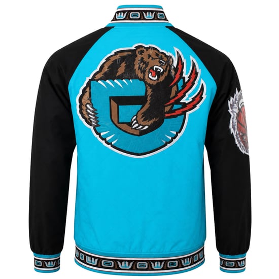 Mitchell & Ness NBA Vancouver Grizzlies 75th Warm Up Blue Jacket - Image 3