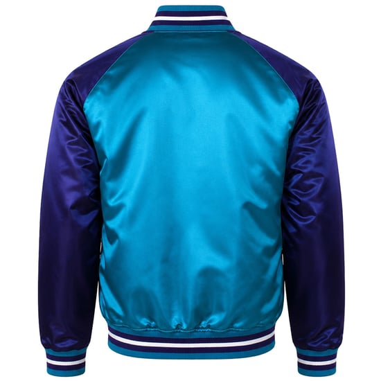 Mitchell & Ness NBA Charlotte Hornets Tough Season Mens Satin Jacket - Image 2