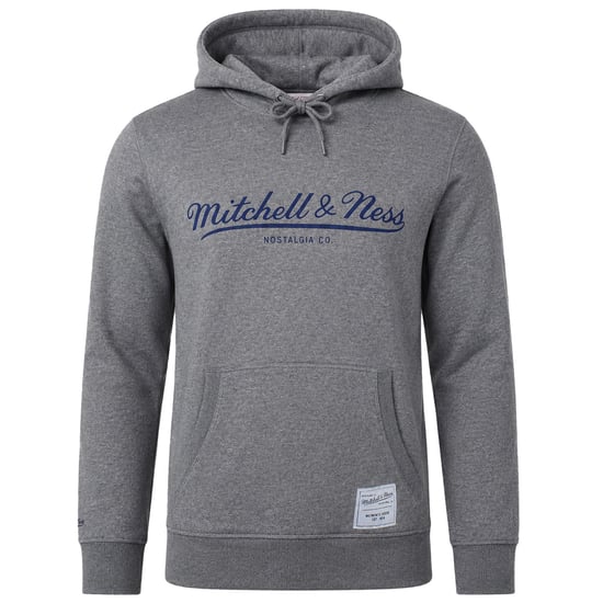 Mitchell & Ness Classic Fleece Mens Grey Hoodie - Image 1
