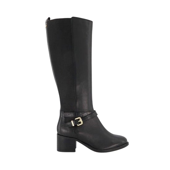Dune London Dames Tildy Elastische Knielaarzen (Zwart) - Image 1