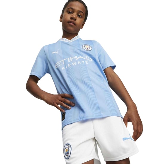 Puma Kinder Manchester City FC Thuis Shirt (Lichtblauw) - Image 3