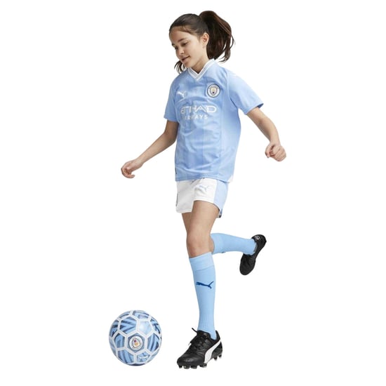 Puma Kinder Manchester City FC Thuis Shirt (Lichtblauw) - Image 4