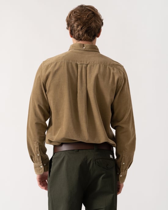 Regular Fit Long Sleeve Logo Detail Shirt - Image 3