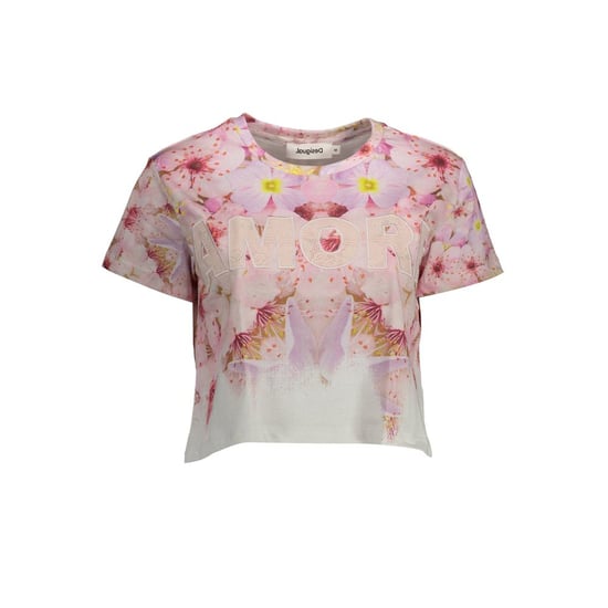 Desigual Rosa Bomull T-shirt för kvinnor - Image 1