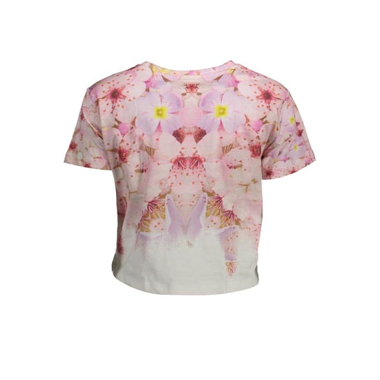 Desigual Rosa Bomull T-shirt för kvinnor - Image 2