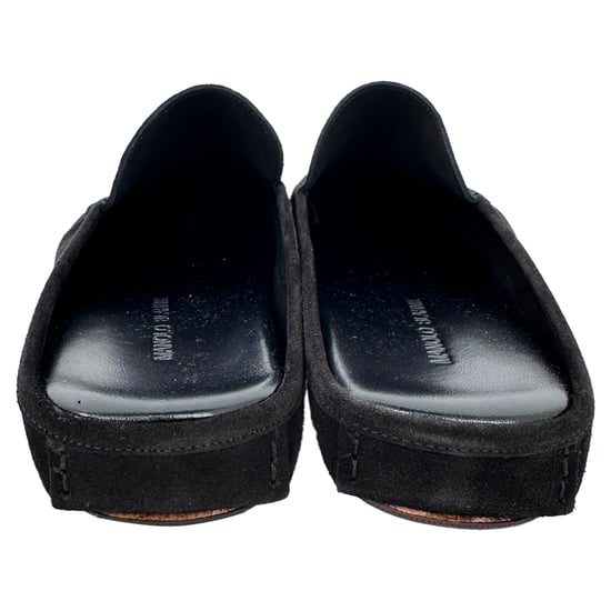 Manolo Blahnik Crawford slippers in zwart suède - Image 6