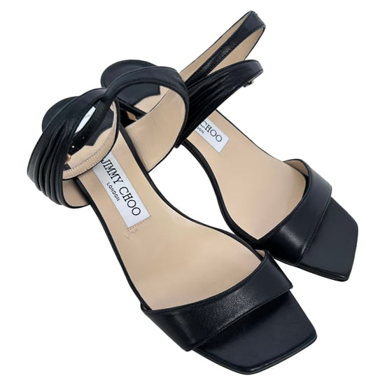 Jimmy Choo Jago Sandal Heels in Black Leather - Image 5