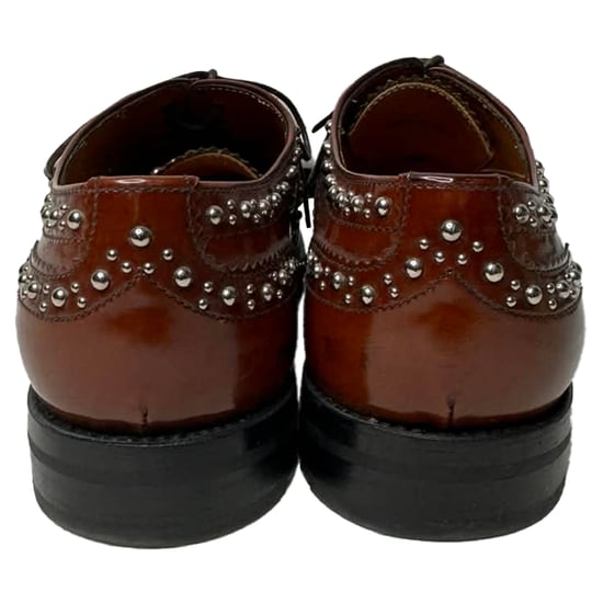 Church's Burwood Met Studded Brogues in bruin leer - Image 4