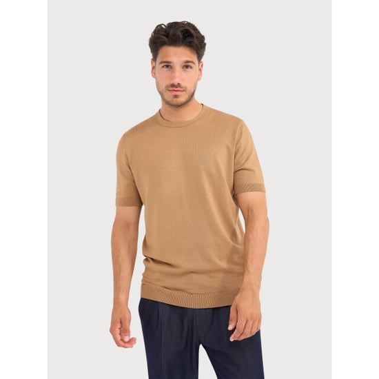 Blue Industry Luxe knitted t-shirt | - Image 4
