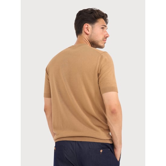 Blue Industry Luxe knitted t-shirt | - Image 5