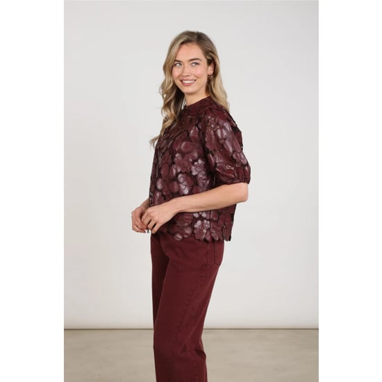 Nukus Nkf01066 333 nicole top flower pu cherry - Image 4