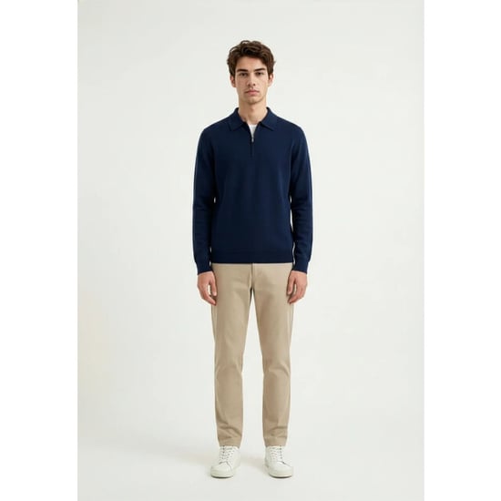 Ciszere Caleb 40067 429 04 half zip midnight blue - Image 2