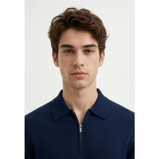 Ciszere Caleb 40067 429 04 half zip midnight blue - Image 3