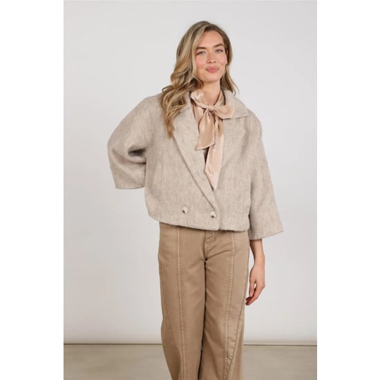 Nukus Nkf13095 389 danique jacket offwhite/taupe - Image 3