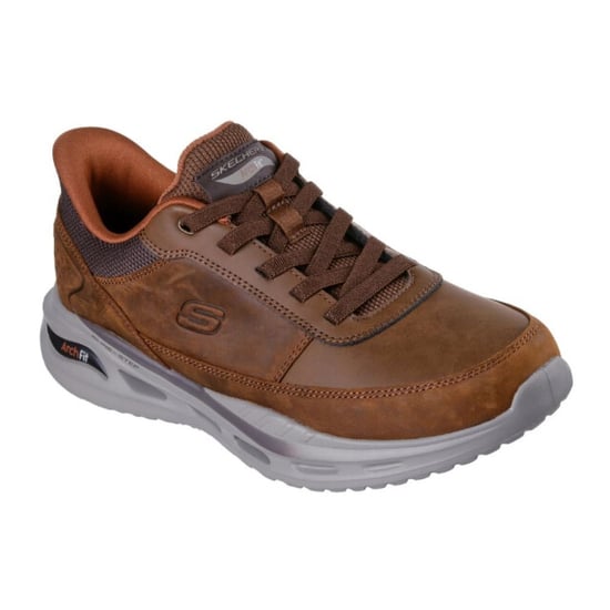 Skechers 210981 cdb-dark brown leather-synthetic - Image 3