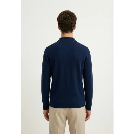 Ciszere Caleb 40067 429 04 half zip midnight blue - Image 5