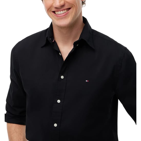 TOMMY HILFIGER Mens Shirts Slim Fit Oxford Long Sleeve Casual Cotton Formal Top - Image 4