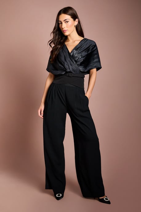 V Neck Cape Sleeve Top - Image 4