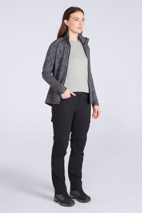 'Conniston' Women's Zip Off Trousers Convertible Quick Dry UV 50+ Protection Pants Black - Image 4