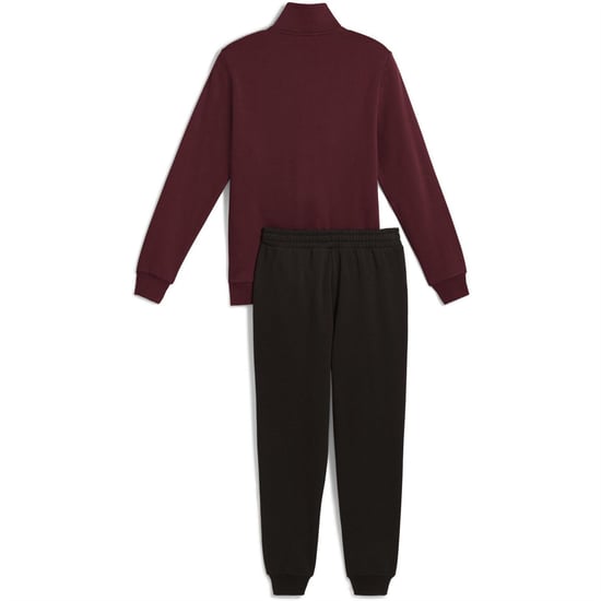 Men's Puma Piping Tracksuit in Ruby Shimmer - Image 2