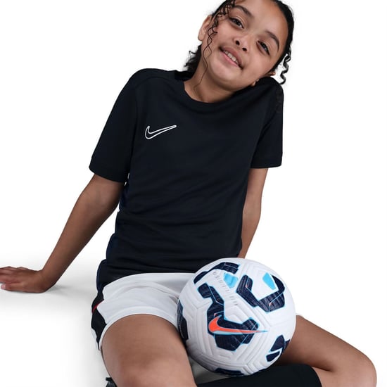 Boys Nike Top Juniors in Black/Obsidia - Image 5