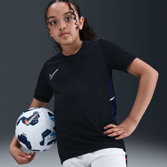 Boys Nike Top Juniors in Black/Obsidia - Image 6