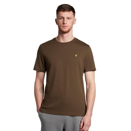 Lyle & Scott Branded Chest Logo Olive T-Shirt - Image 4