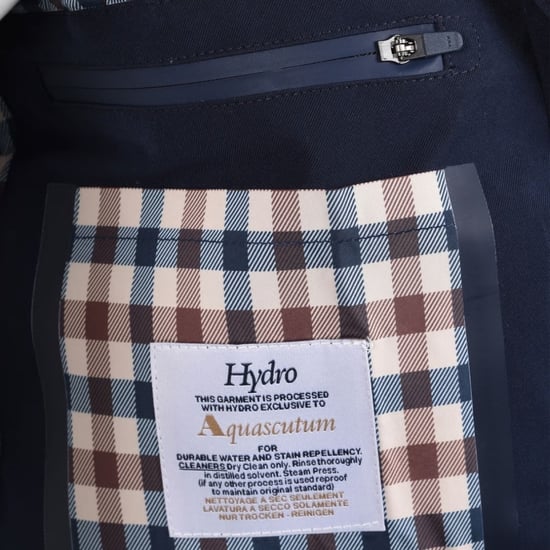 Aquascutum Hydro Active Scutum Jacka Marinblå - Image 6