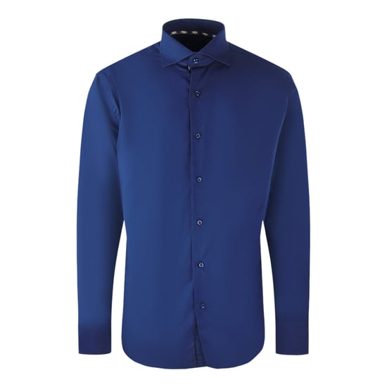 Aquascutum Long Sleeve Royal Blue Shirt - Image 4