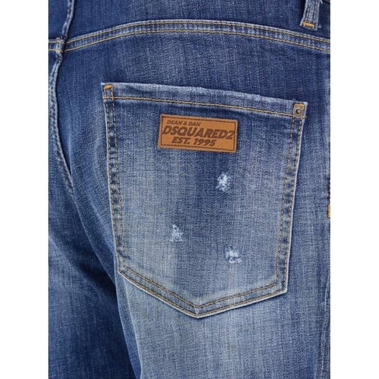 Men's DSquared2 Cool Guy Skinny-Fit Jeans in Blue - Image 4