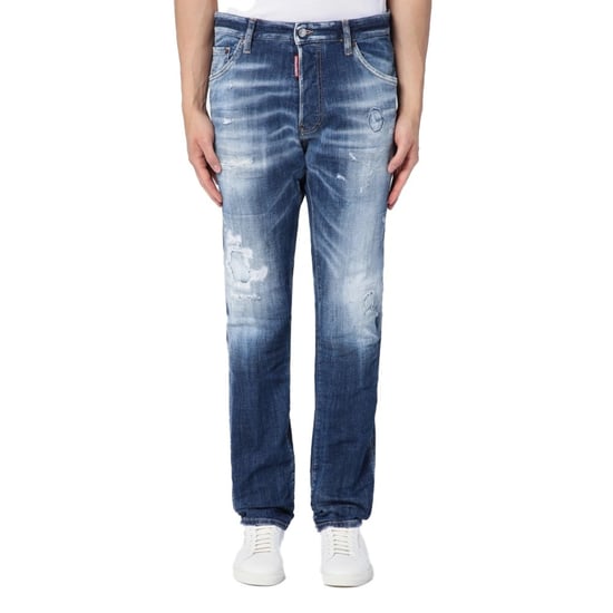 Men's DSquared2 Cool Guy Skinny-Fit Jeans in Blue - Image 5