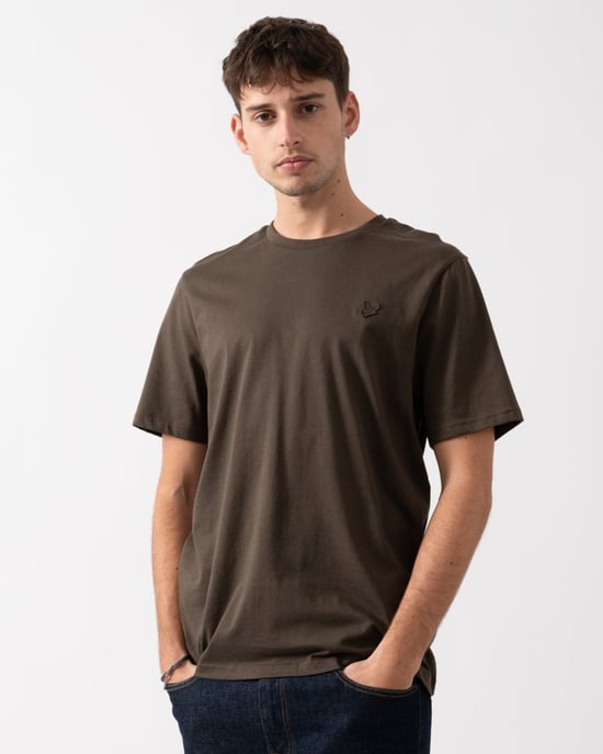 Lyle & Scott Tonal Eagle Form Grön T-shirt - Image 1
