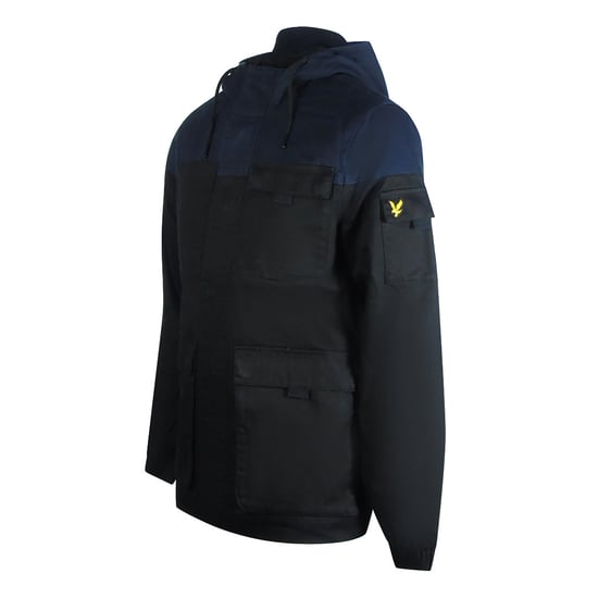 Lyle & Scott Jet Black Jacka med kontrasterande ok - Image 3