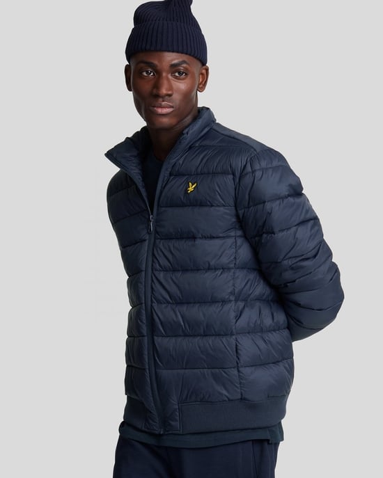 Lyle & Scott Funnel Neck Mens Wadded Jacket - Image 1