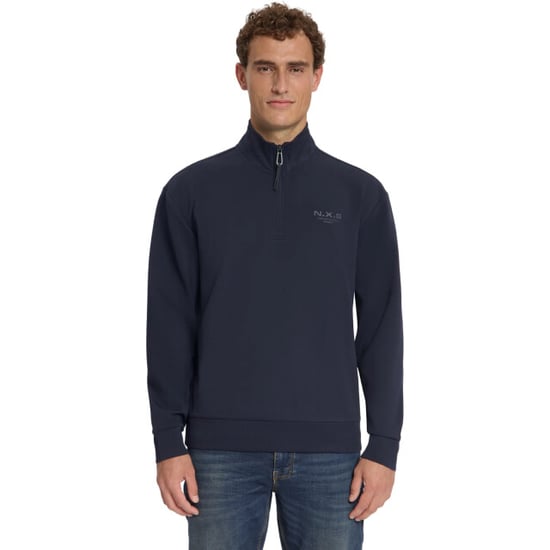 No Excess Sweater half zip dark night - Image 3